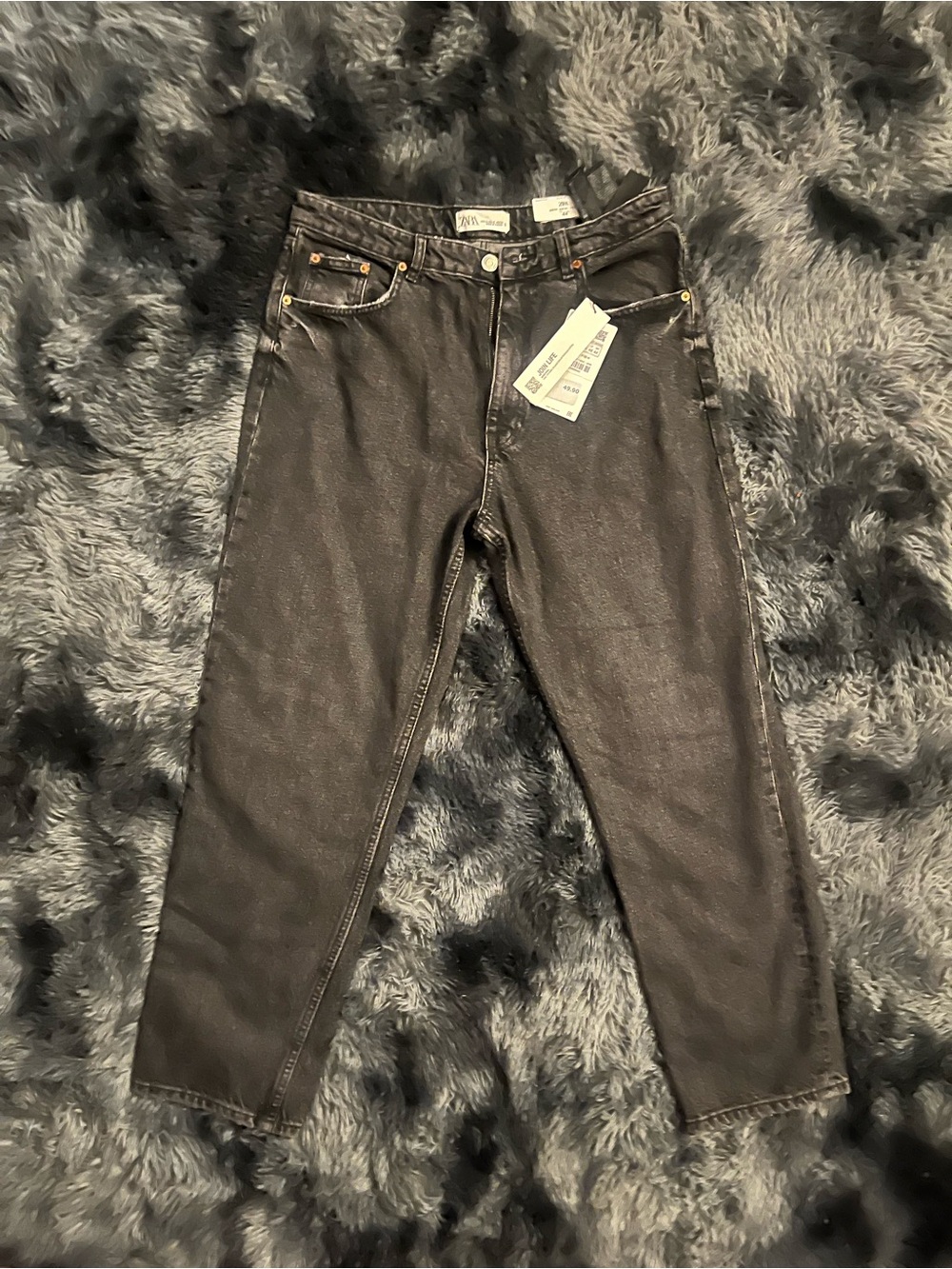 Zara Women’s Black Wash Jeans – New With Tags